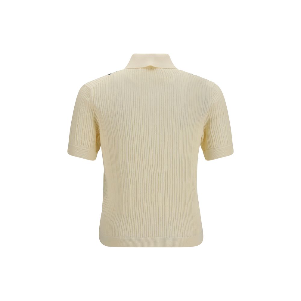 Versace Beige Cotton Polo Shirt-2
