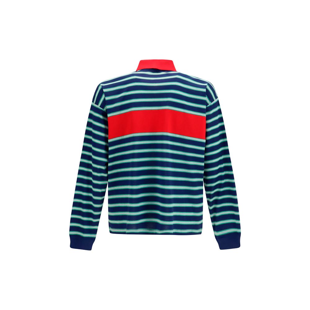 Versace Mehrfarbiges Polohemd aus Baumwolle-2