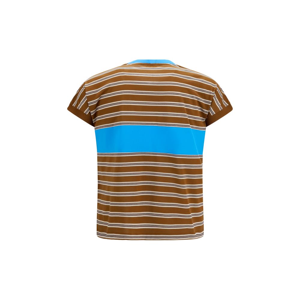 Versace Braunes Baumwoll-T-Shirt-2