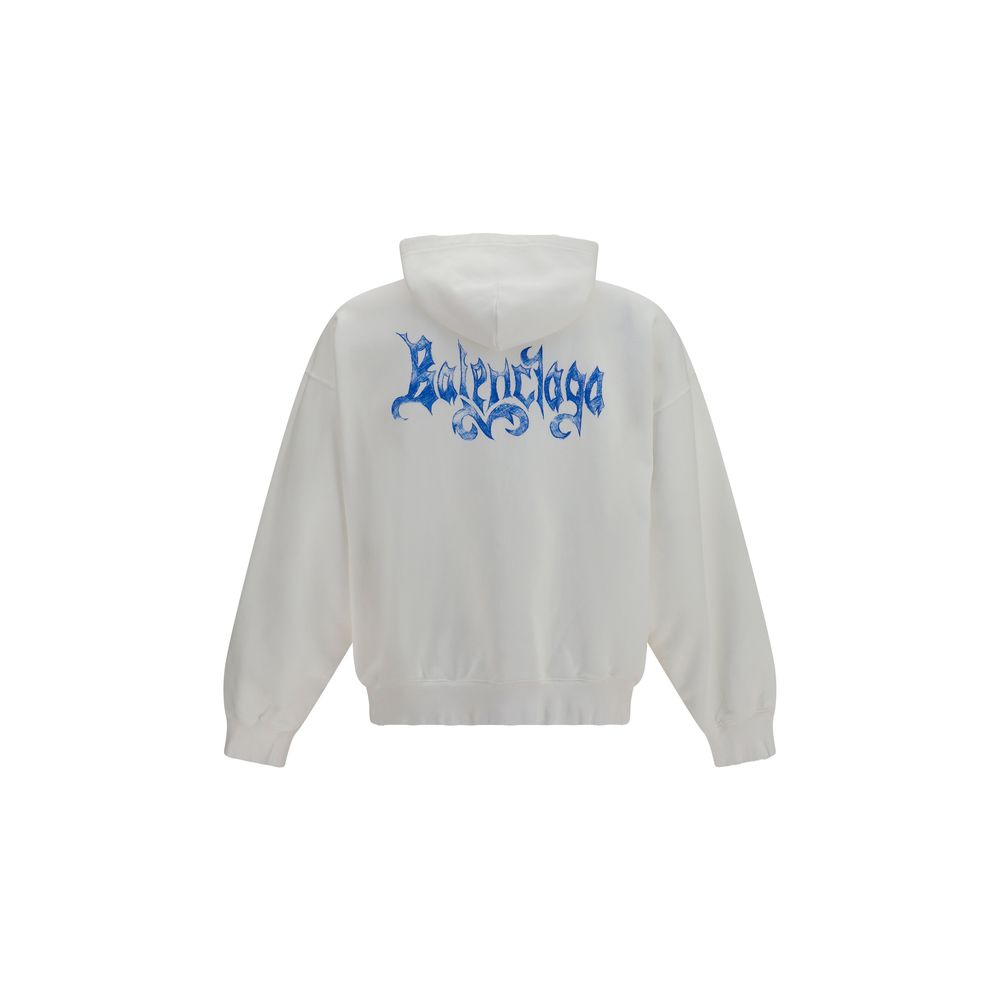 Balenciaga Weißes Baumwoll-Sweatshirt-2