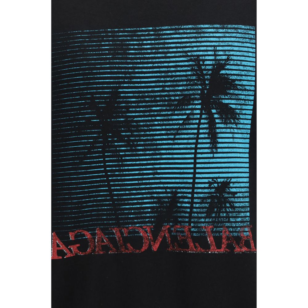 Balenciaga Schwarzer Baumwoll-Sweatshirt-3