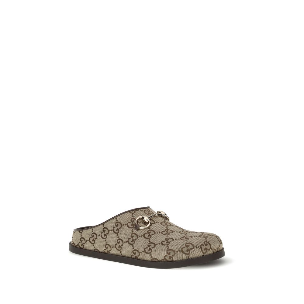 Gucci Beige Gummipantoletten-2