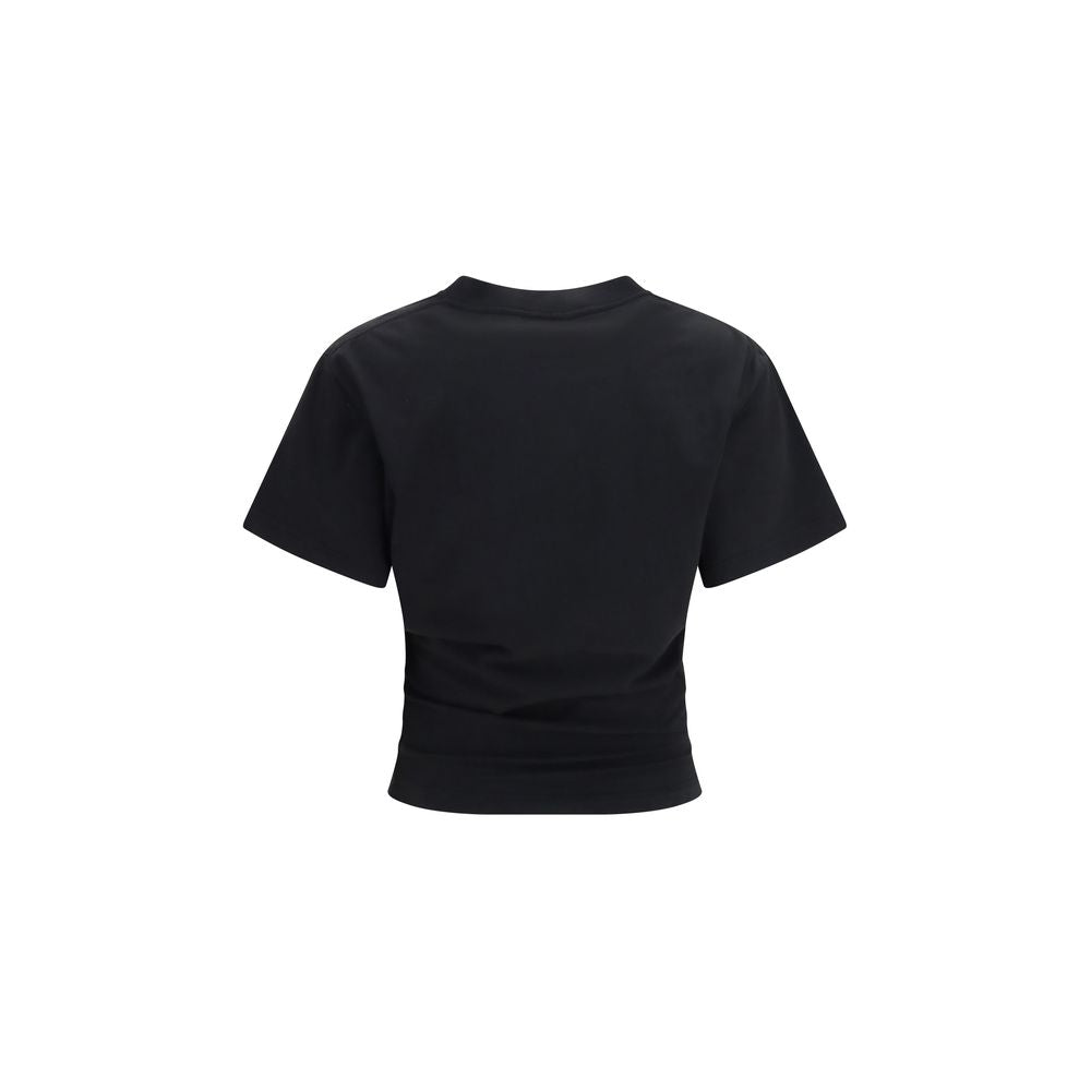 Balenciaga Schwarzes Baumwoll-T-Shirt-2