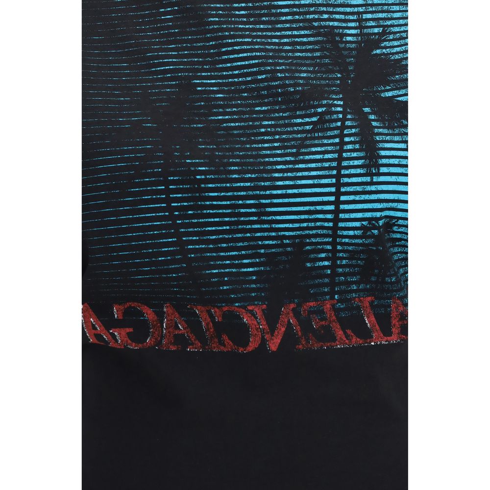 Balenciaga Schwarzes Baumwoll-T-Shirt-3