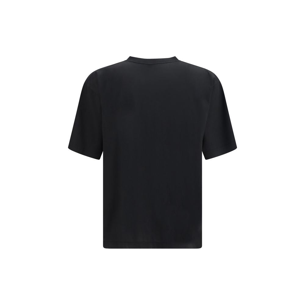 Balenciaga Schwarzes Baumwoll-T-Shirt-2