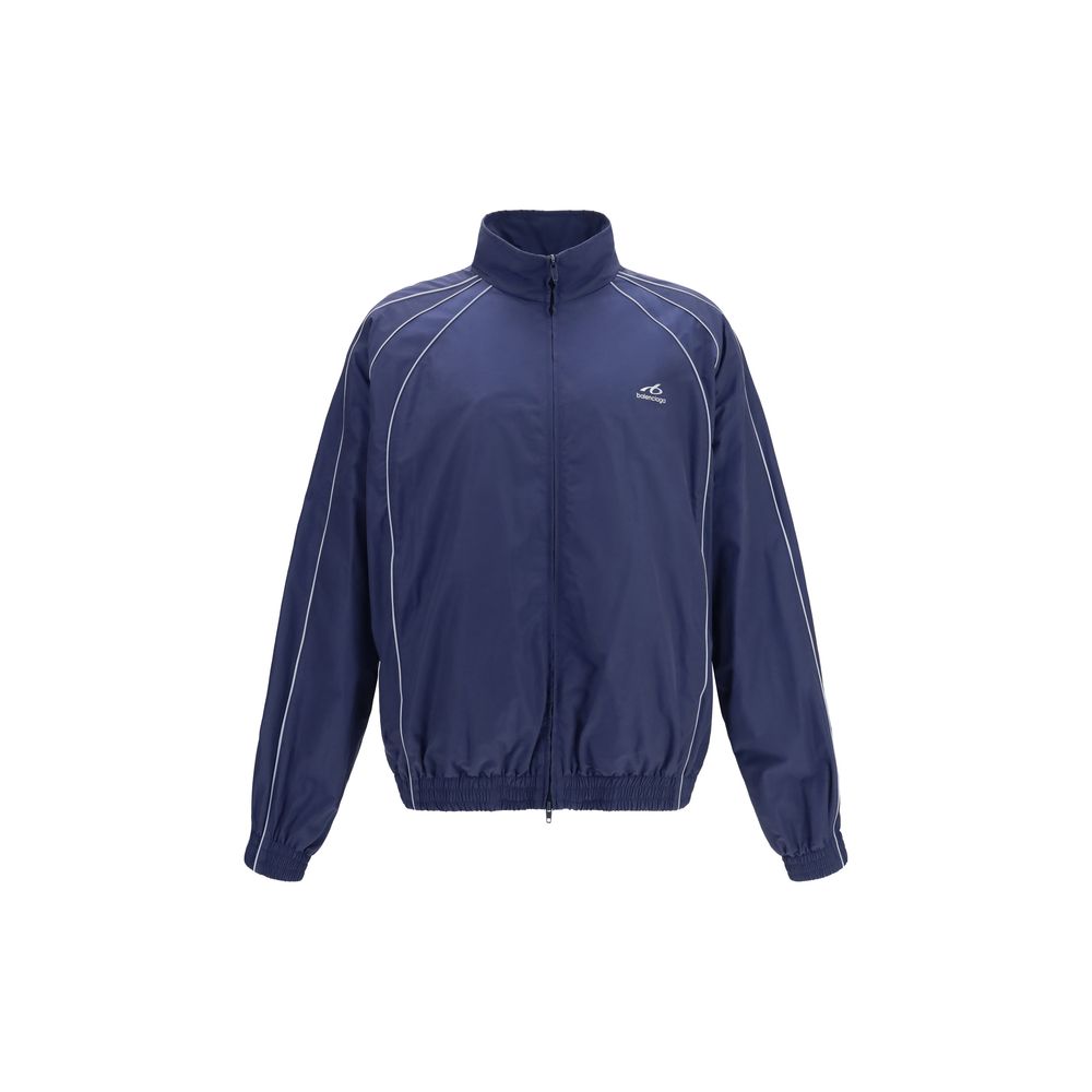 Balenciaga Blaue Baumwoll-Shell-Jacke-1