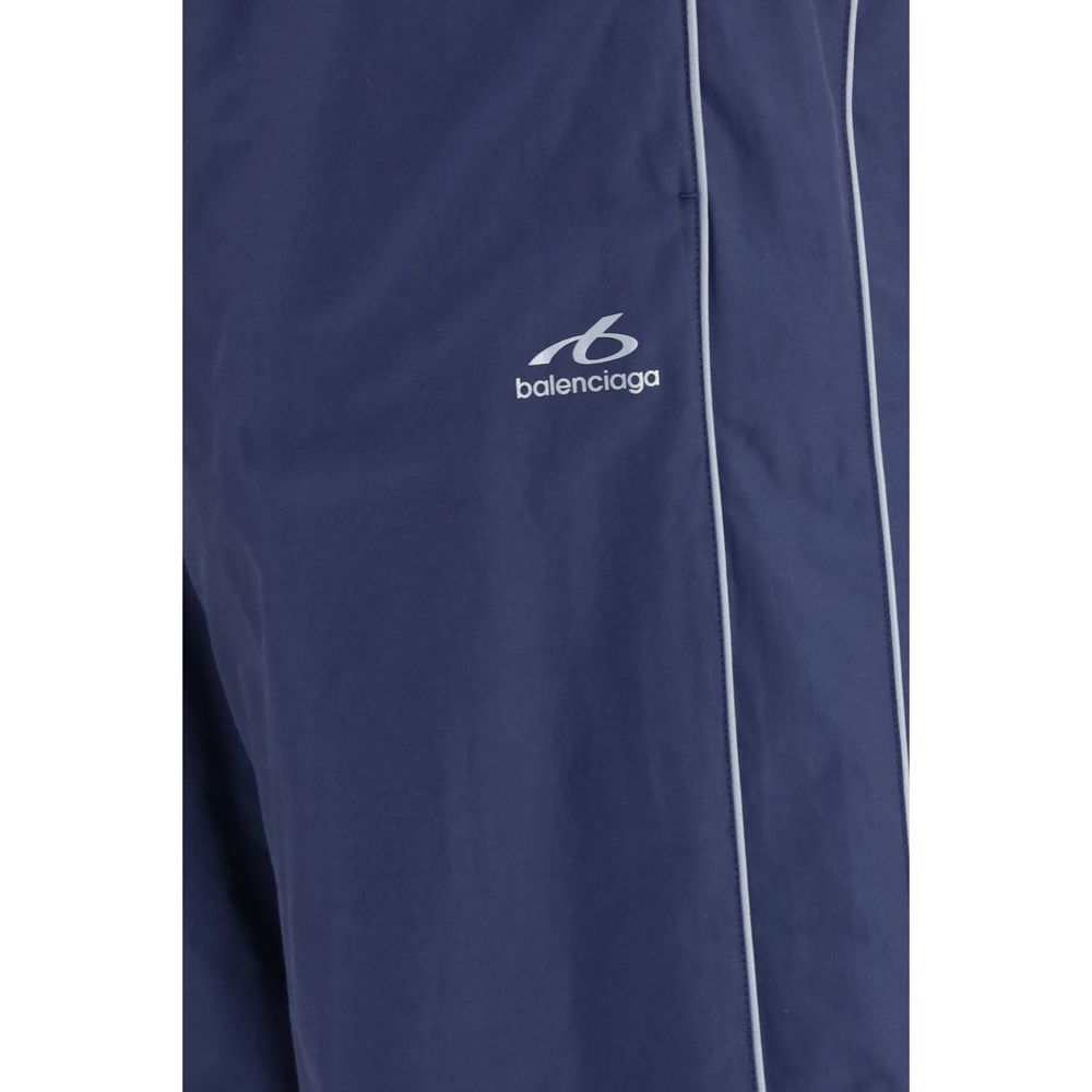 Balenciaga Blaue Baumwoll-Jogginghose (Trainingshose)-3