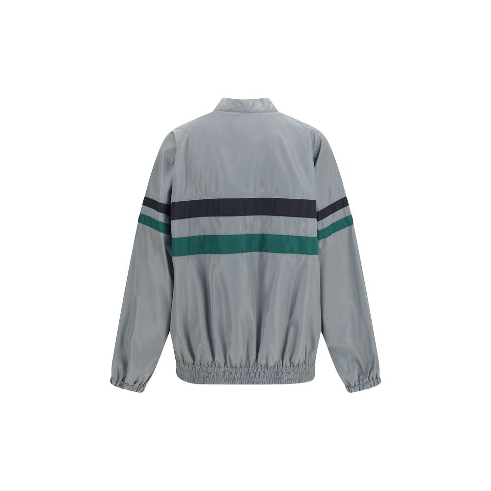 Miu Miu Graue Shell-Jacke aus Polyester-2