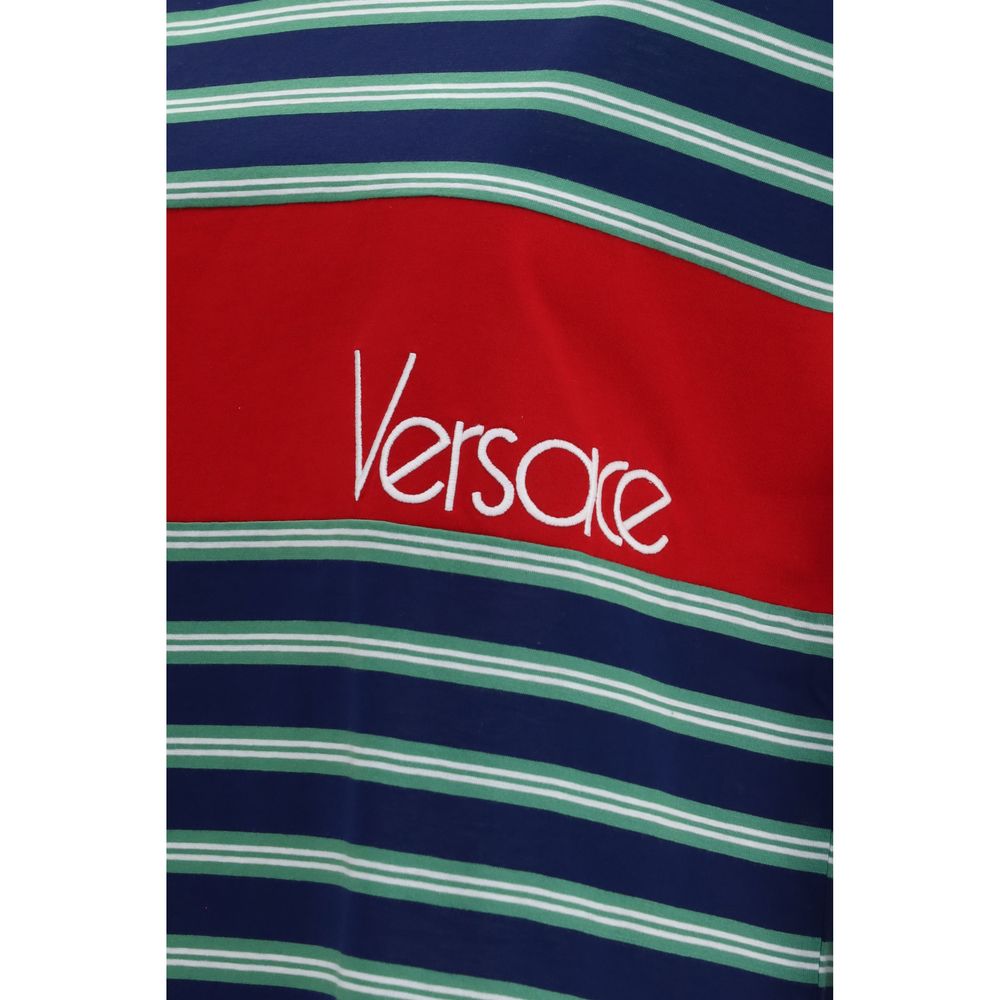 Versace Mehrfarbiges Baumwoll-T-Shirt-3
