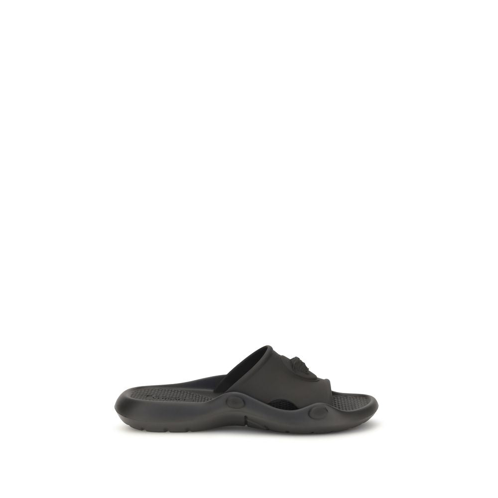 Versace Schwarze Gummisandalen-1