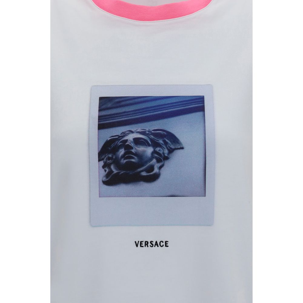 Versace Weißes Baumwoll-T-Shirt-3
