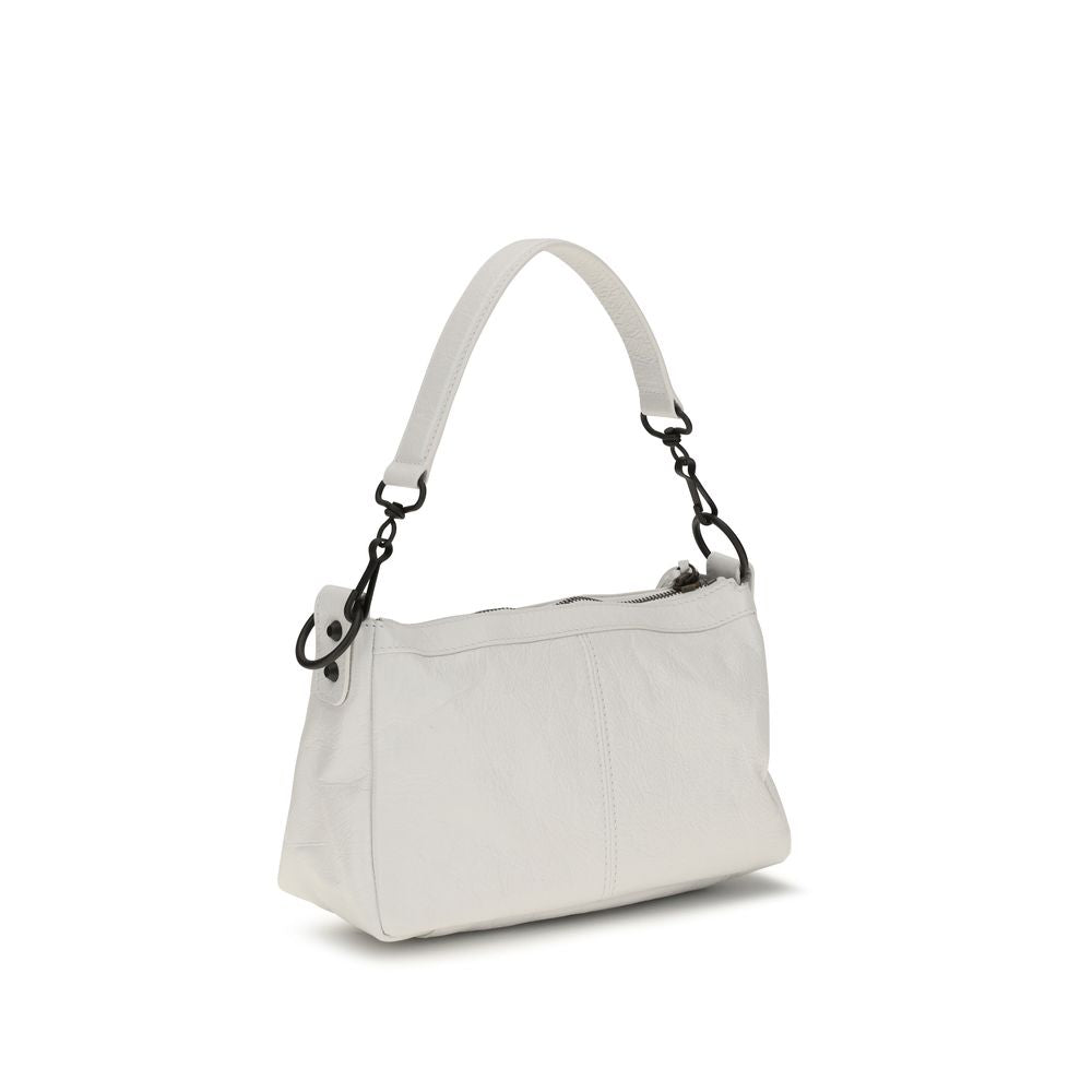 Balenciaga Weiße Kalbsleder Bos Taurus Handtasche-3