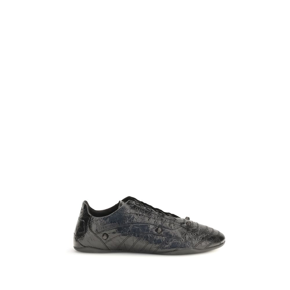 Balenciaga Schwarze Bos Taurus Kalbsleder Sneaker-1