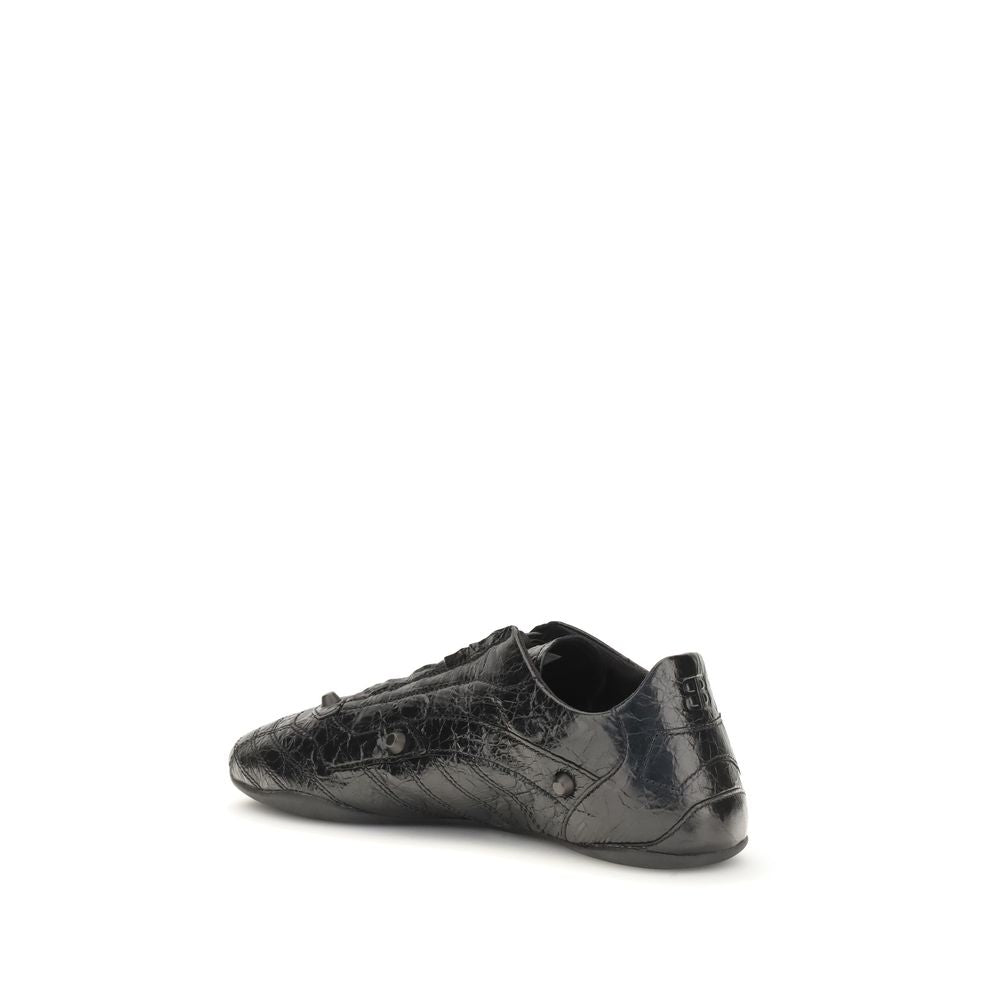 Balenciaga Schwarze Bos Taurus Kalbsleder Sneaker-3