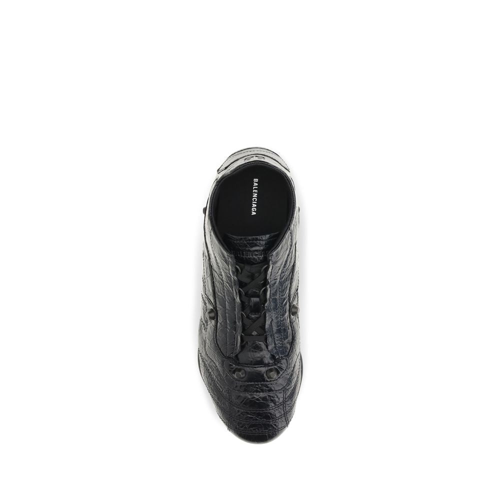 Balenciaga Schwarze Bos Taurus Kalbsleder Sneaker-4