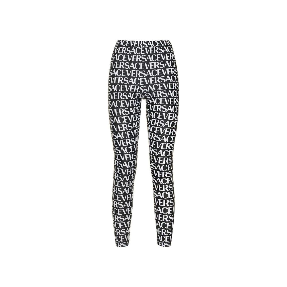 Versace Schwarze Leggings aus Elasthan-1