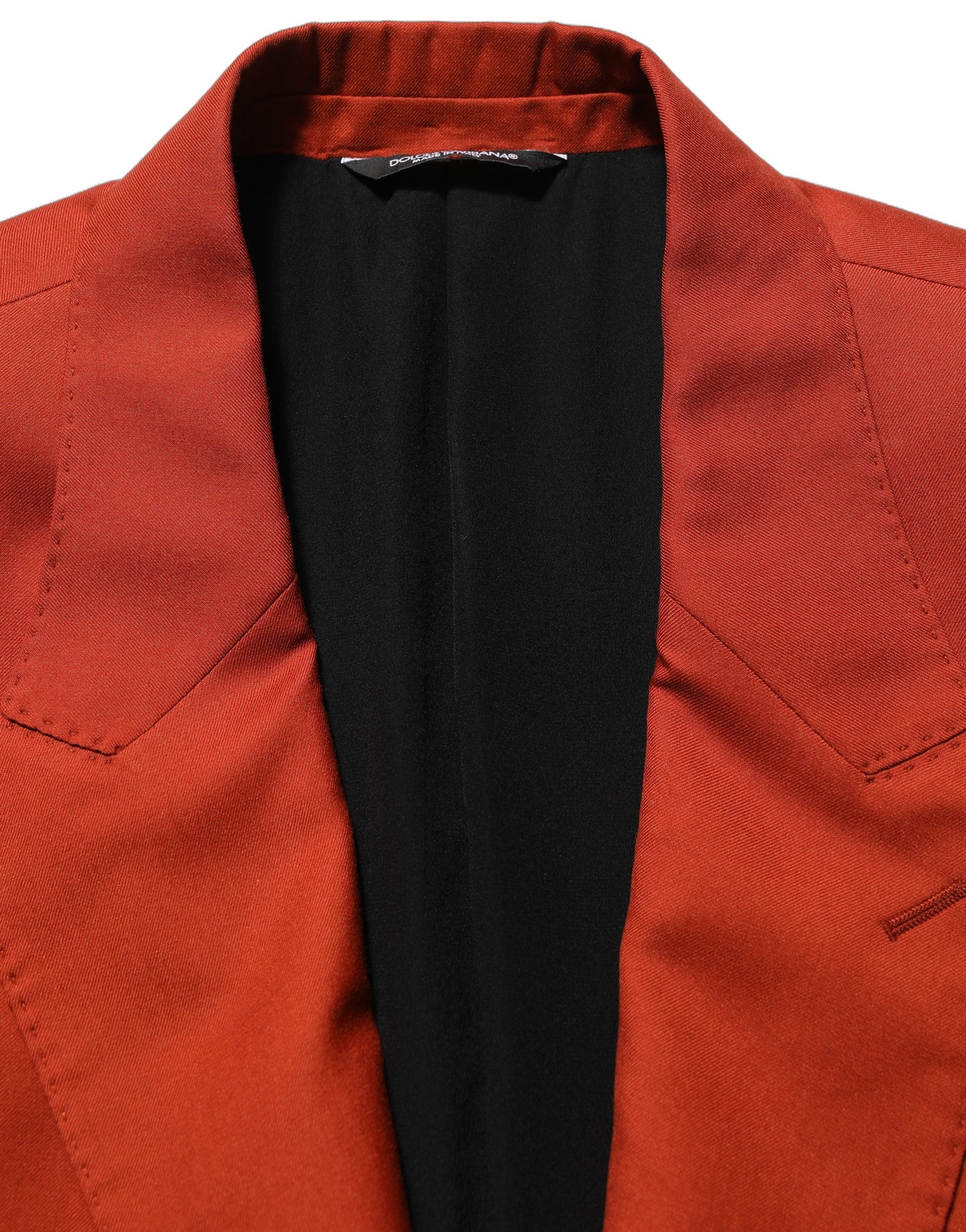 Dolce & Gabbana Roter Kaschmir-Sakko mit Einreiher-1