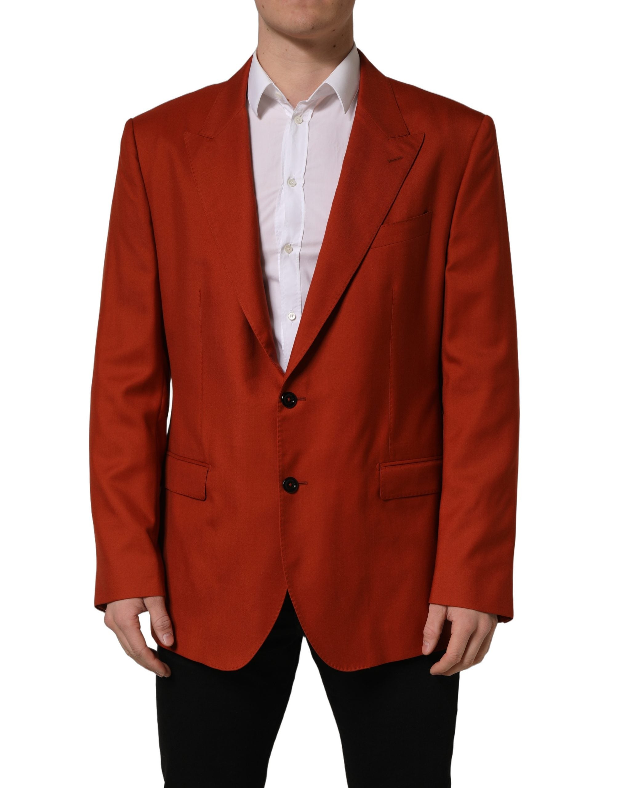 Dolce & Gabbana Roter Kaschmir-Sakko mit Einreiher-2