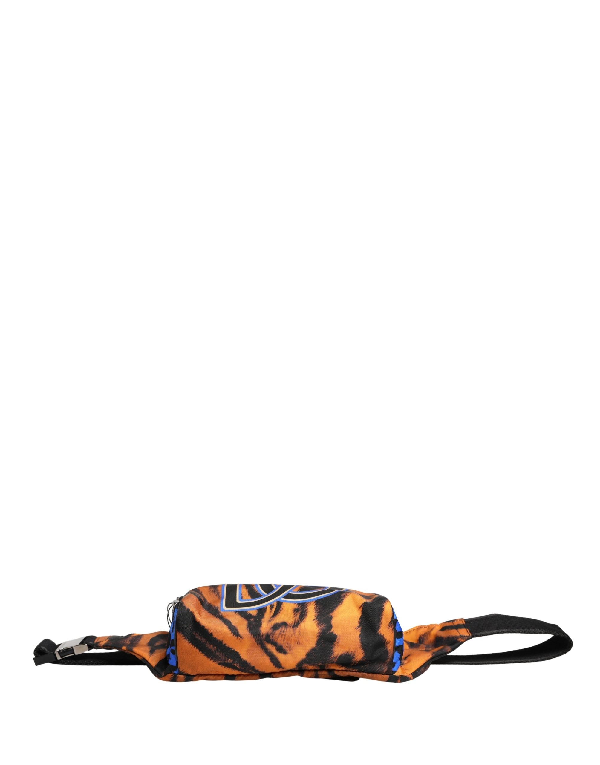 Dolce & Gabbana Braune Bauchtasche aus Nylon mit Tiger-Print für Herren-7