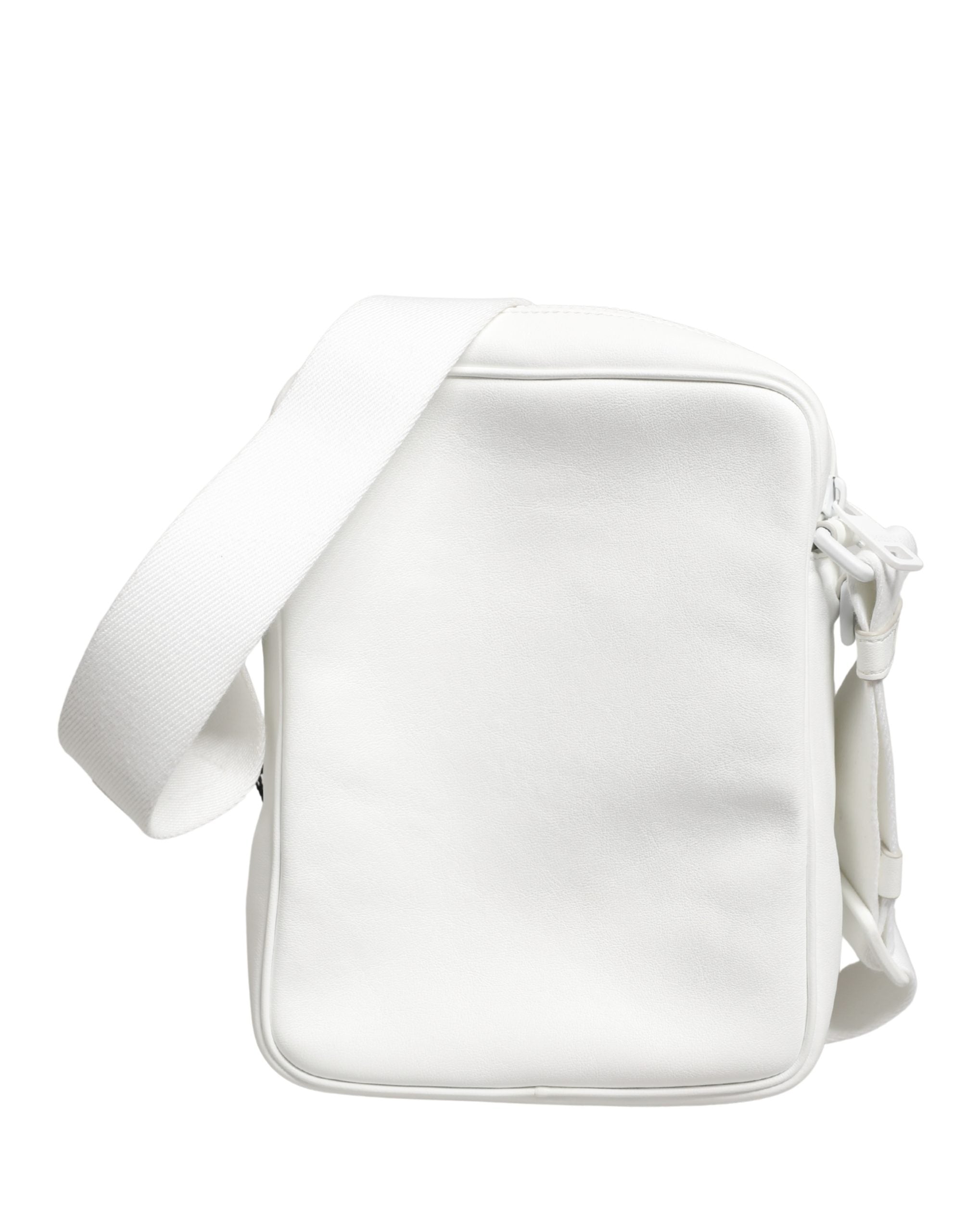 Dolce & Gabbana Weiße Umhängetasche mit Logo-Plakette für Herren-6