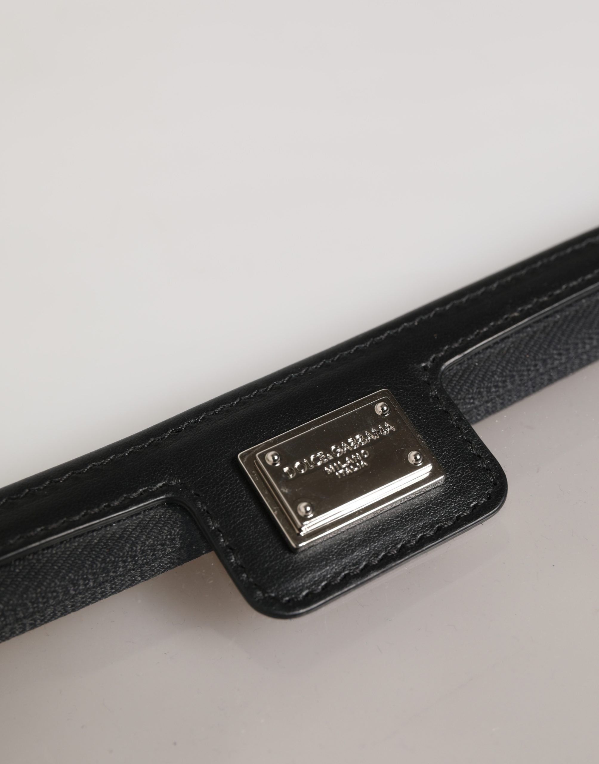 Dolce & Gabbana Transparente PVC Clutch Geldbörse mit Logo-Plakette-4