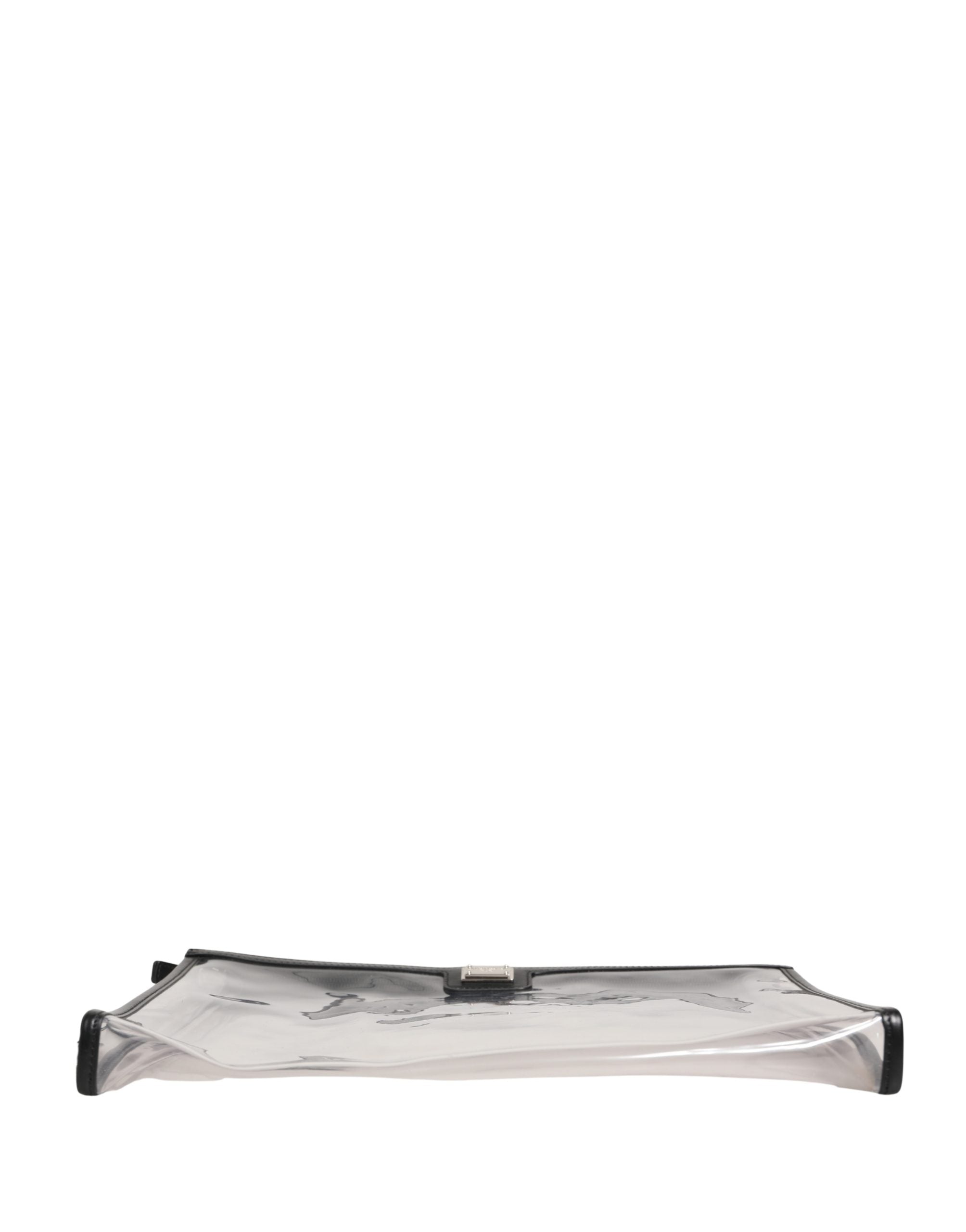 Dolce & Gabbana Transparente PVC Clutch Geldbörse mit Logo-Plakette-5