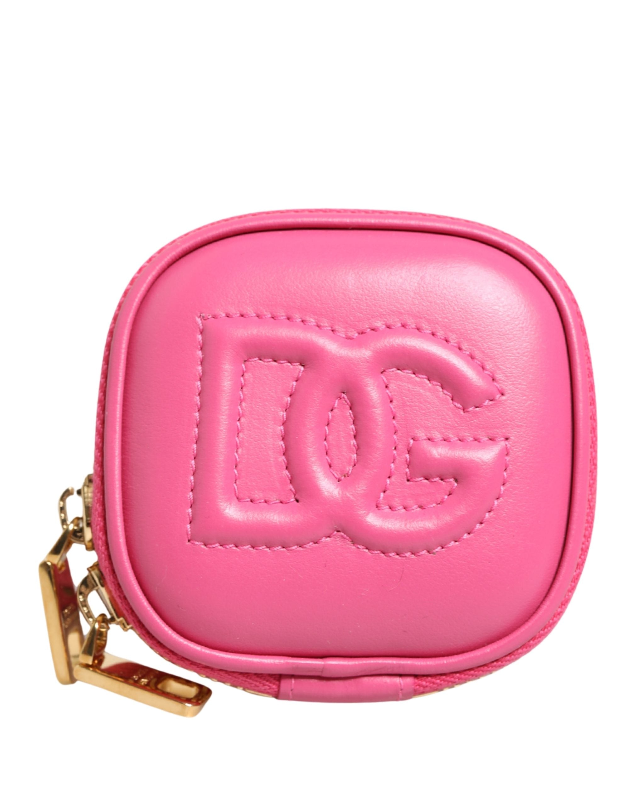 Dolce & Gabbana Pinkes Kalbsleder DG Logo MULTIFUNCTIONAL KIT Tasche-3