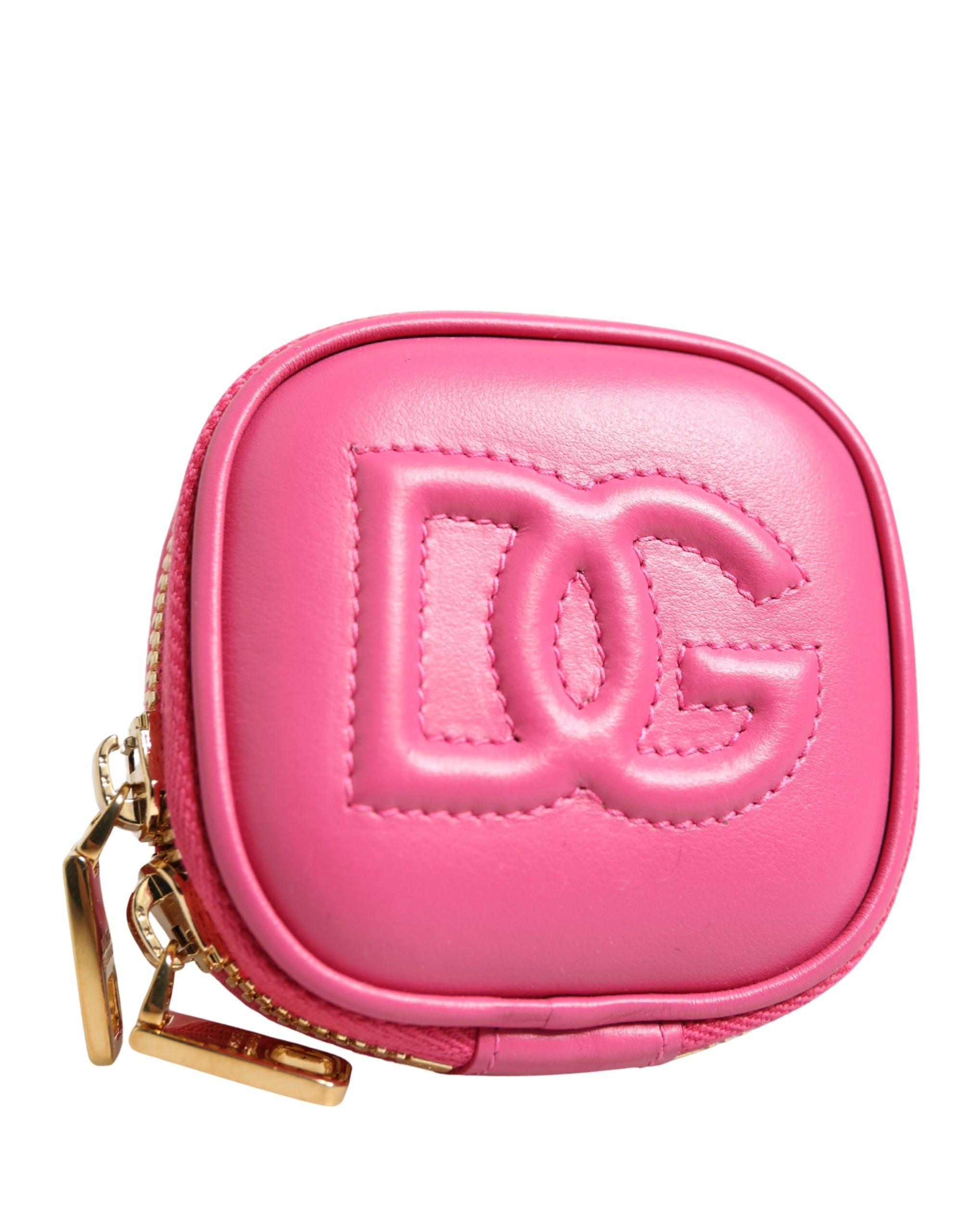 Dolce & Gabbana Pinkes Kalbsleder DG Logo MULTIFUNCTIONAL KIT Tasche-4