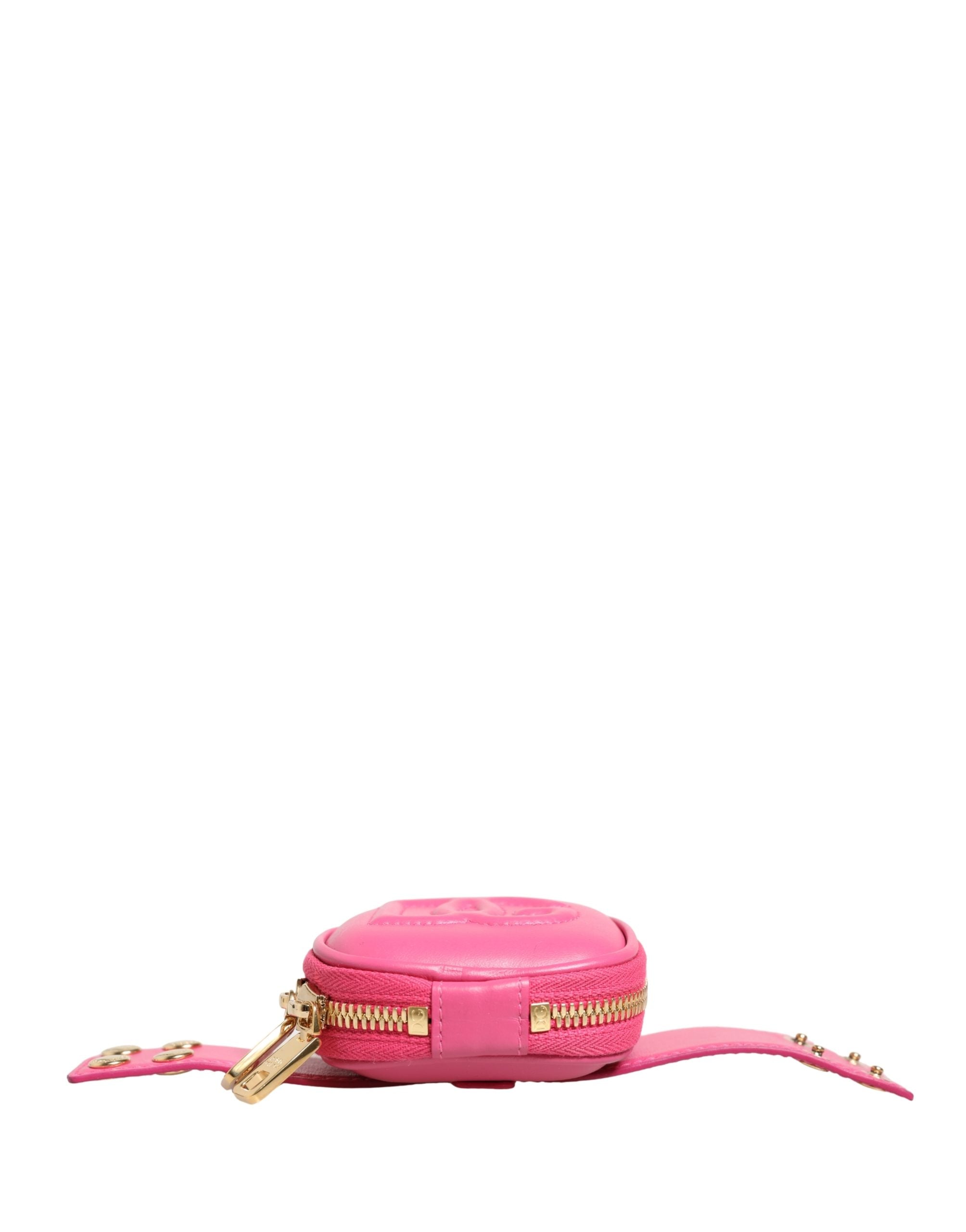 Dolce & Gabbana Pinkes Kalbsleder DG Logo MULTIFUNCTIONAL KIT Tasche-7