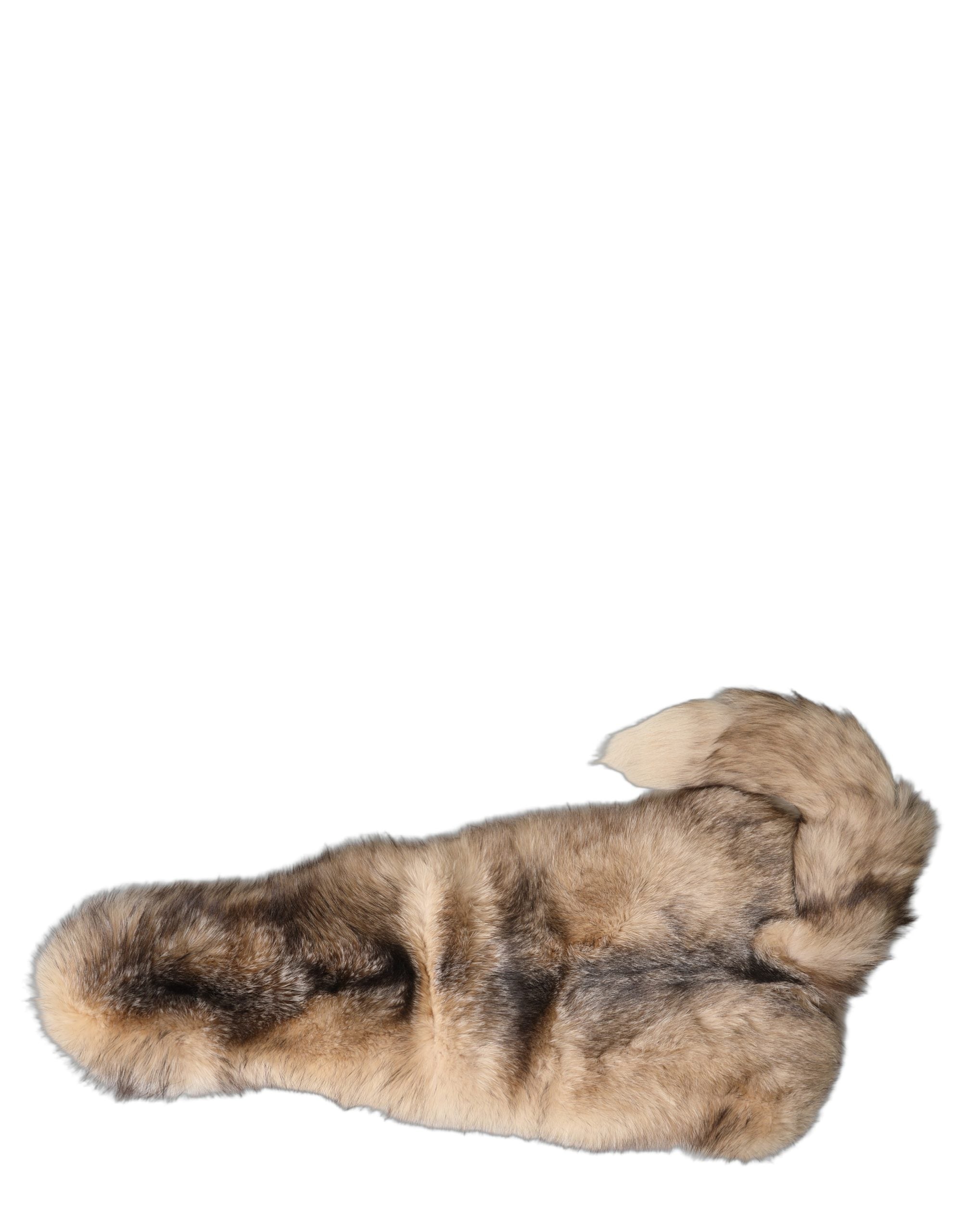 Dolce & Gabbana Brauner Frostfuchs Pelz Halswärmer Winterschal-5