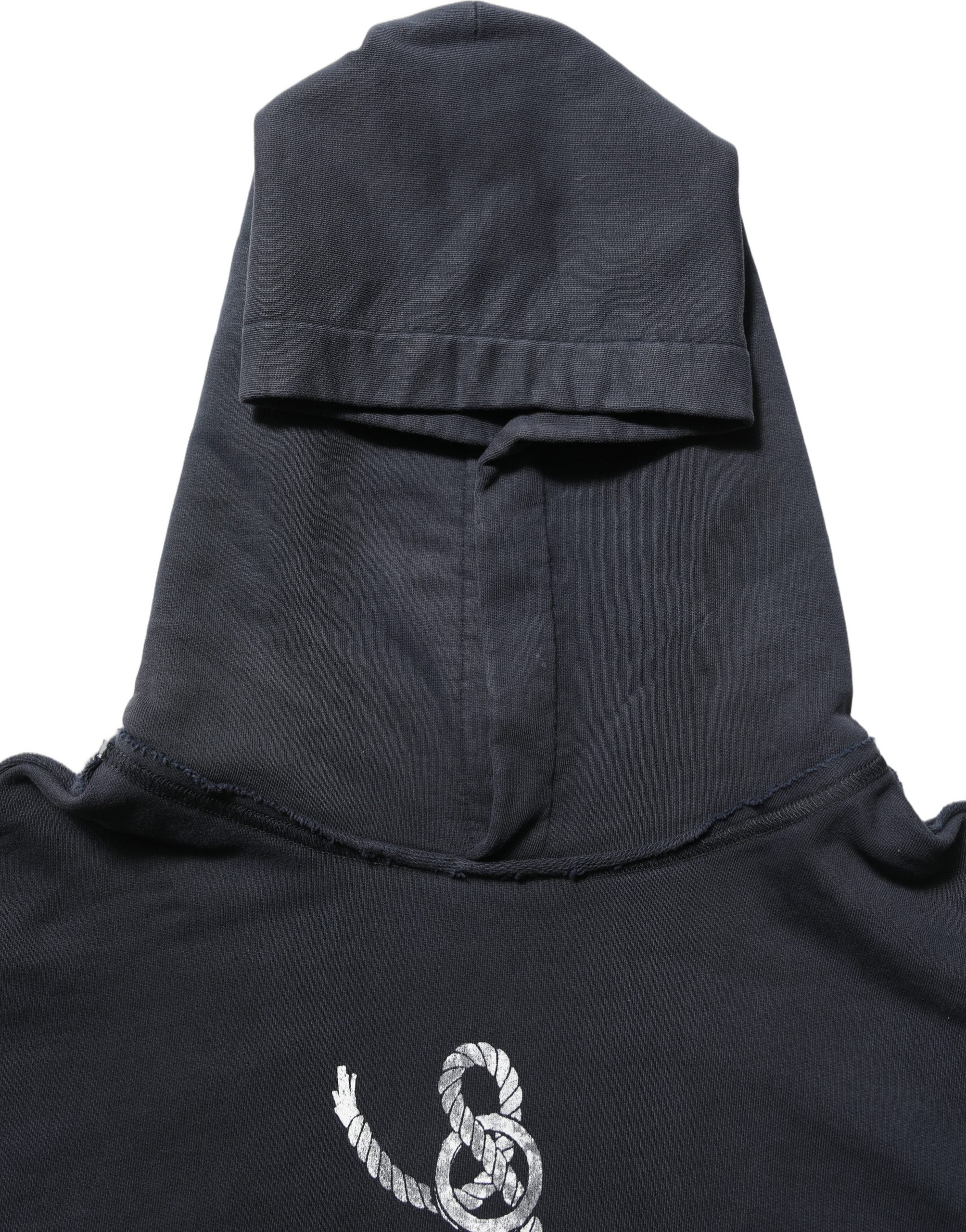 Dolce & Gabbana Kapuzenpullover mit schwarzem Anker-Print-1