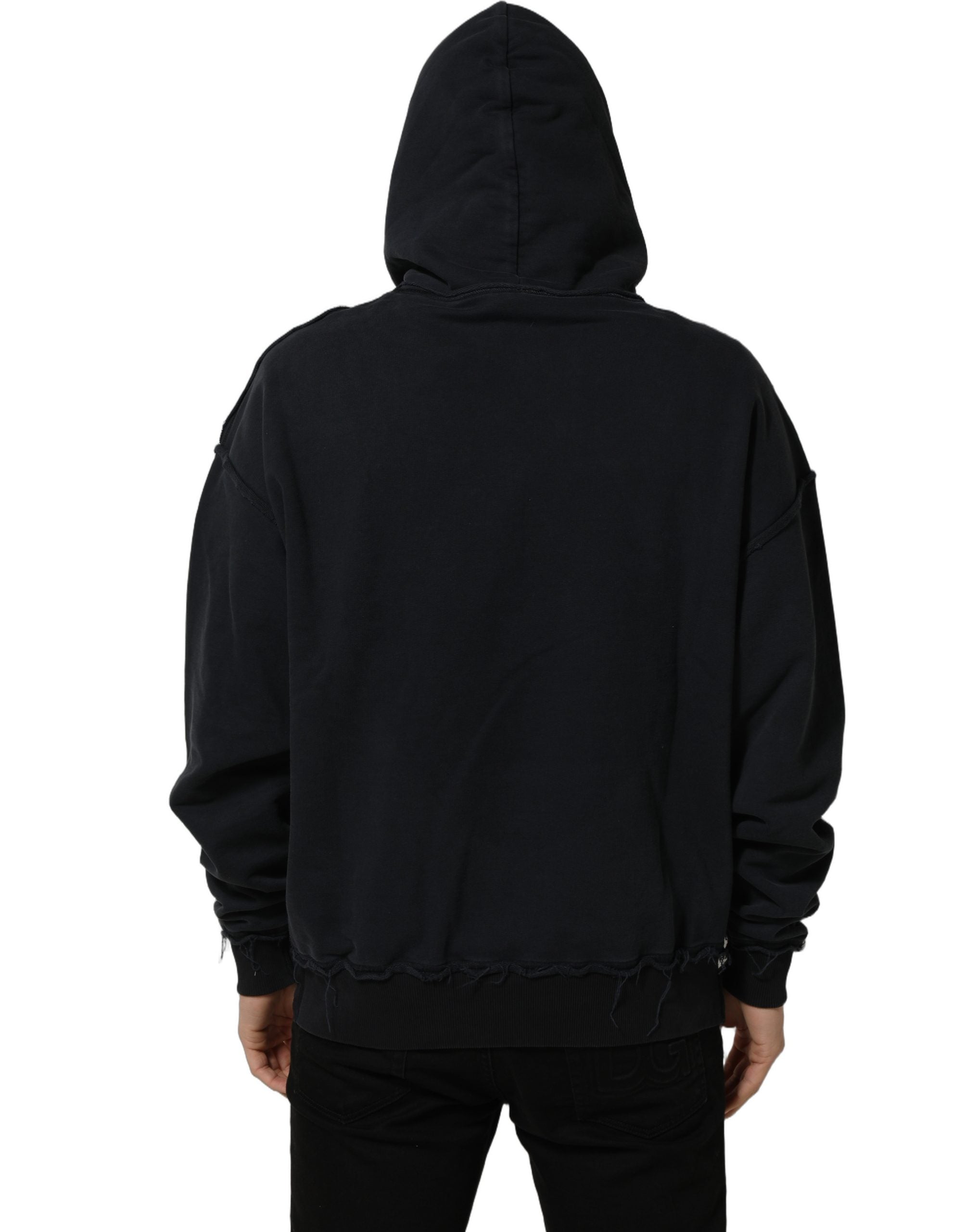 Dolce & Gabbana Kapuzenpullover mit schwarzem Anker-Print-5