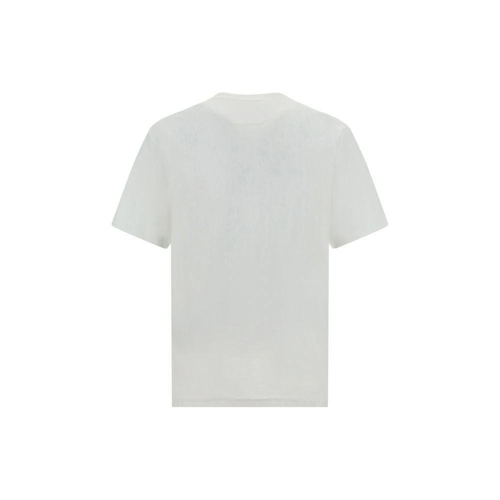 Prada Weißes Baumwoll-T-Shirt-2