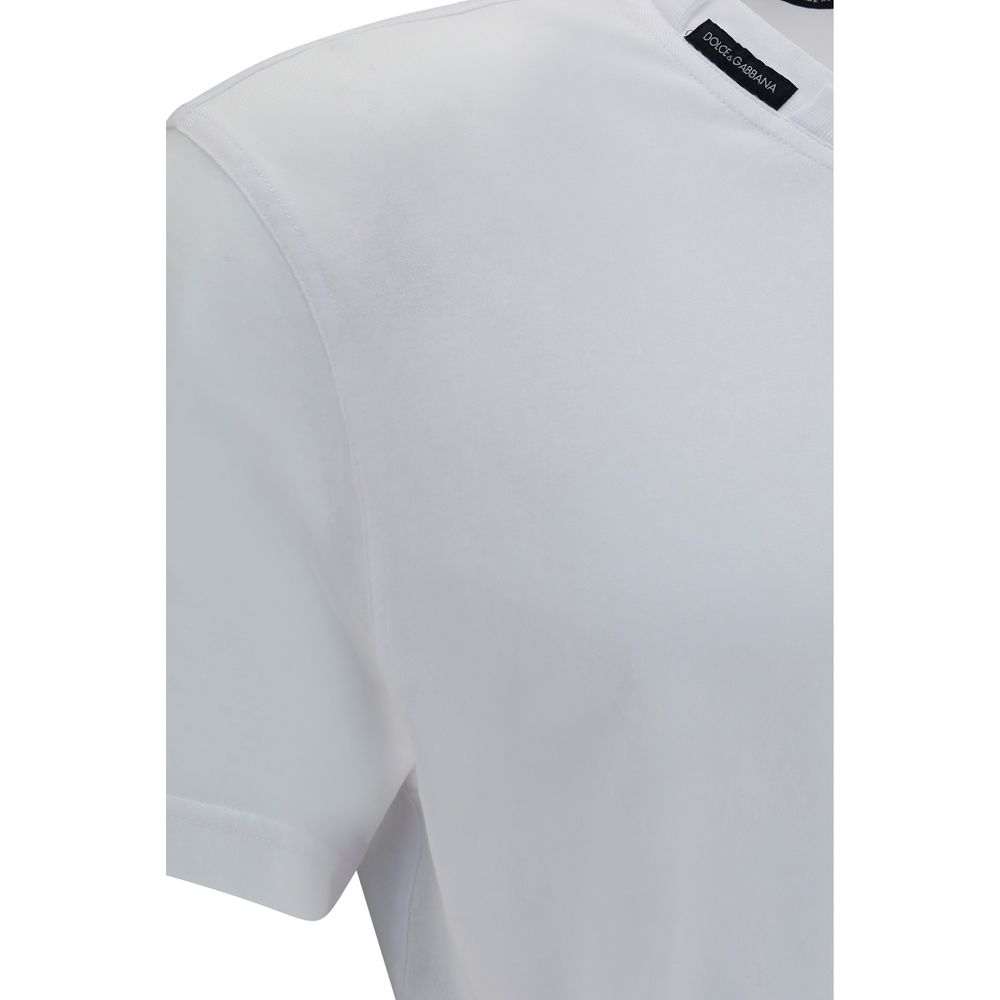 Dolce & Gabbana Weißes Baumwoll-T-Shirt-3
