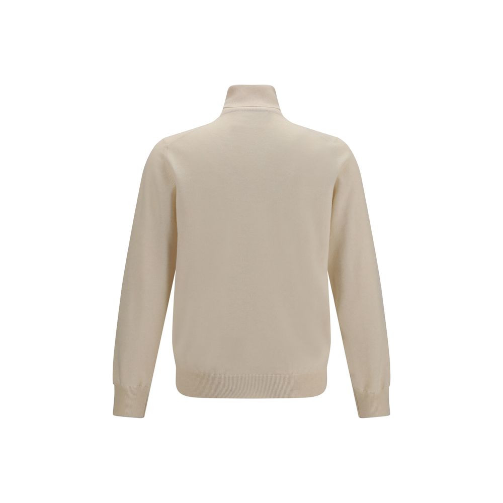 Brunello Cucinelli Beige Kaschmir-Rollkragenpullover-2