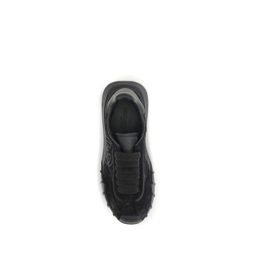 Dolce & Gabbana Schwarze Bos Taurus Kalbsleder Chunky Sneaker-4