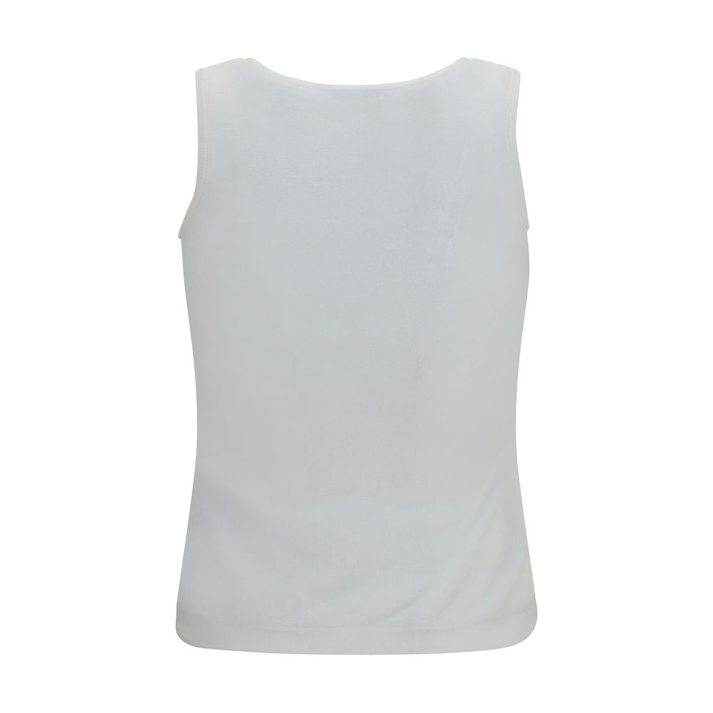 Balenciaga Weiße Baumwoll-Tanktops-2
