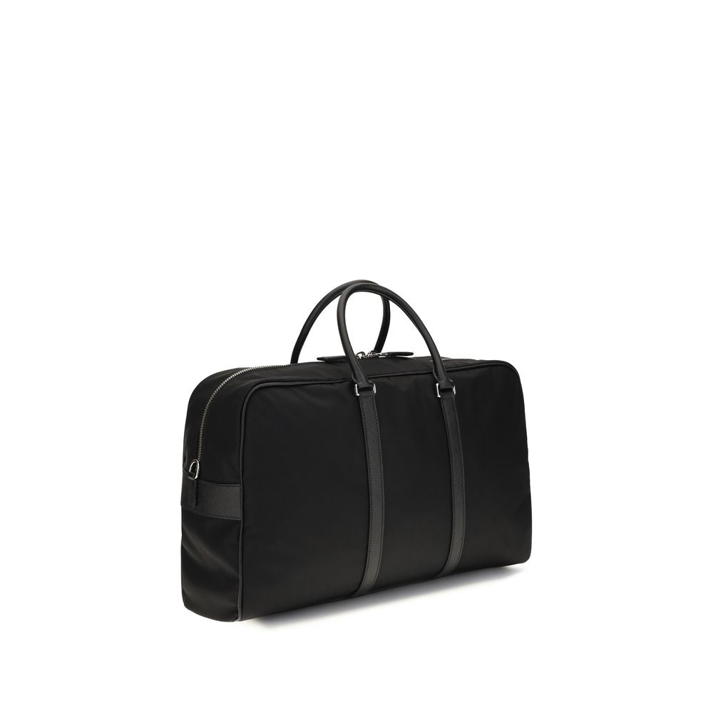 Prada Schwarze Gepäck- und Reisetasche aus recyceltem Polyamid-3