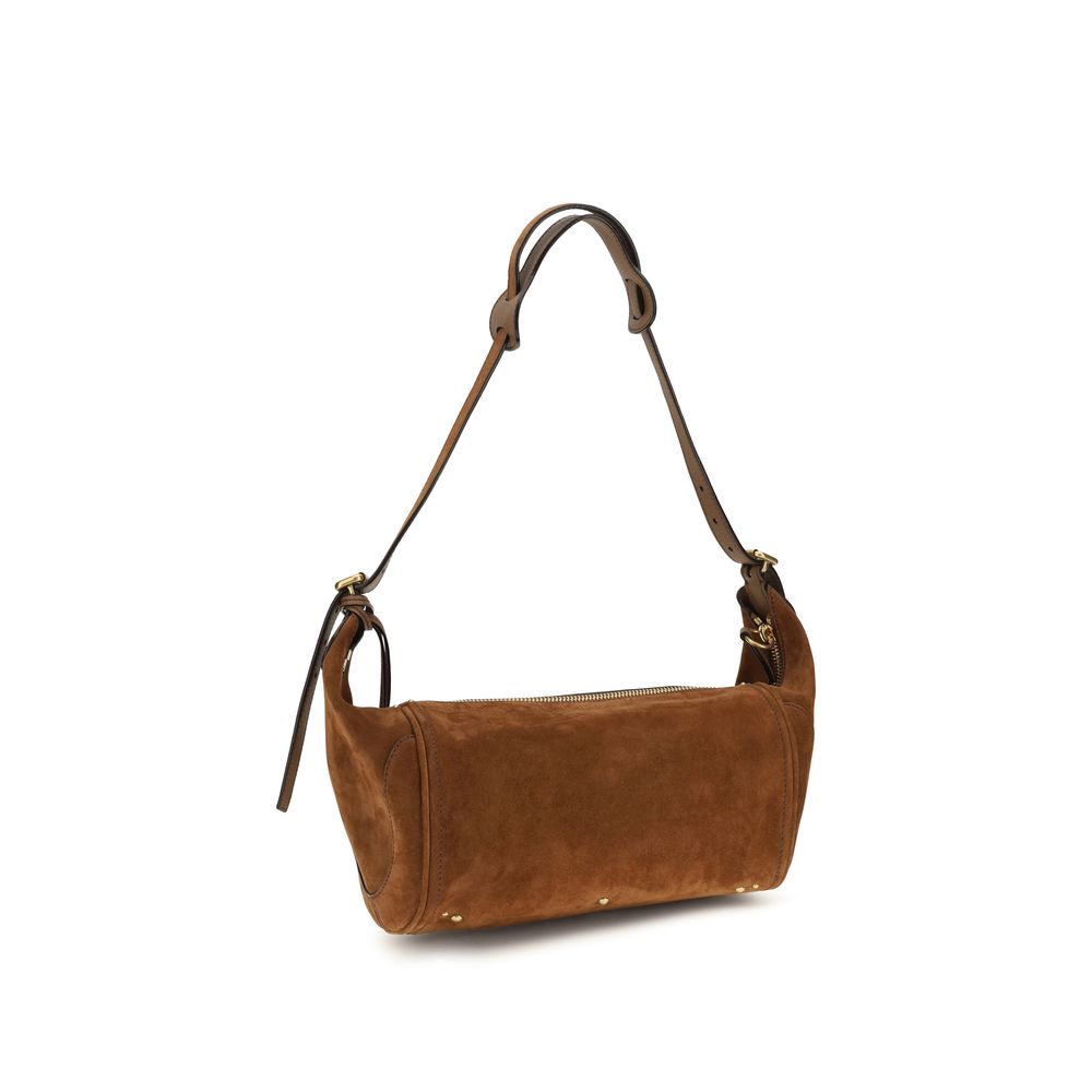 Chloé Braune Kalbsleder Bos Taurus Schultertasche-3