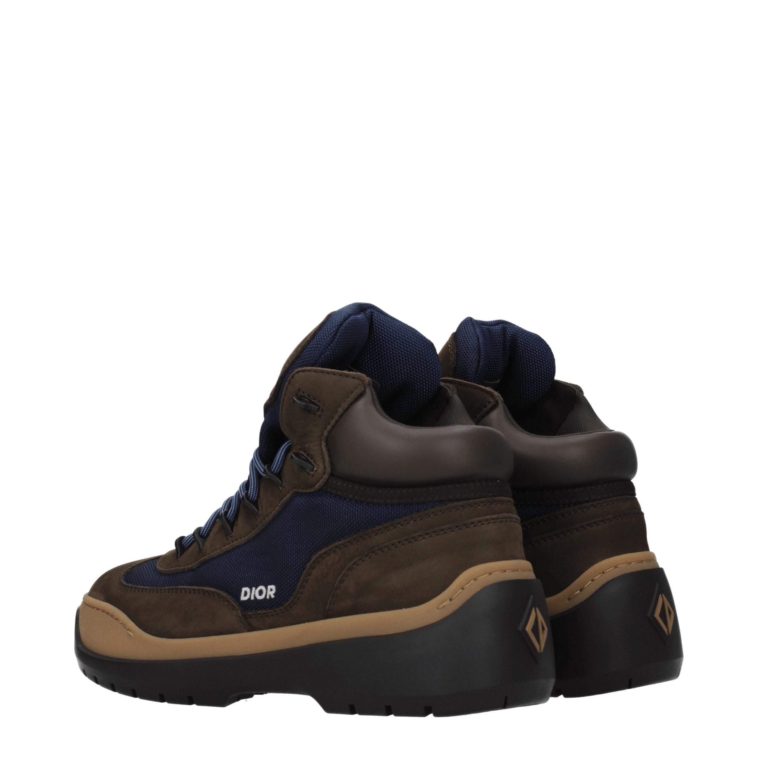 Christian Dior Braune Lederstiefeletten-4