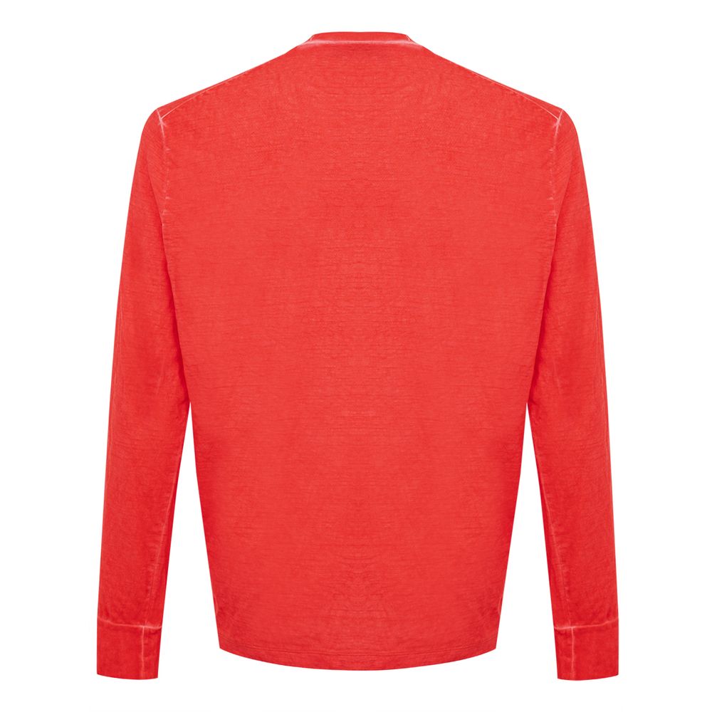 Dsquared² Rotes Baumwoll-T-Shirt-2