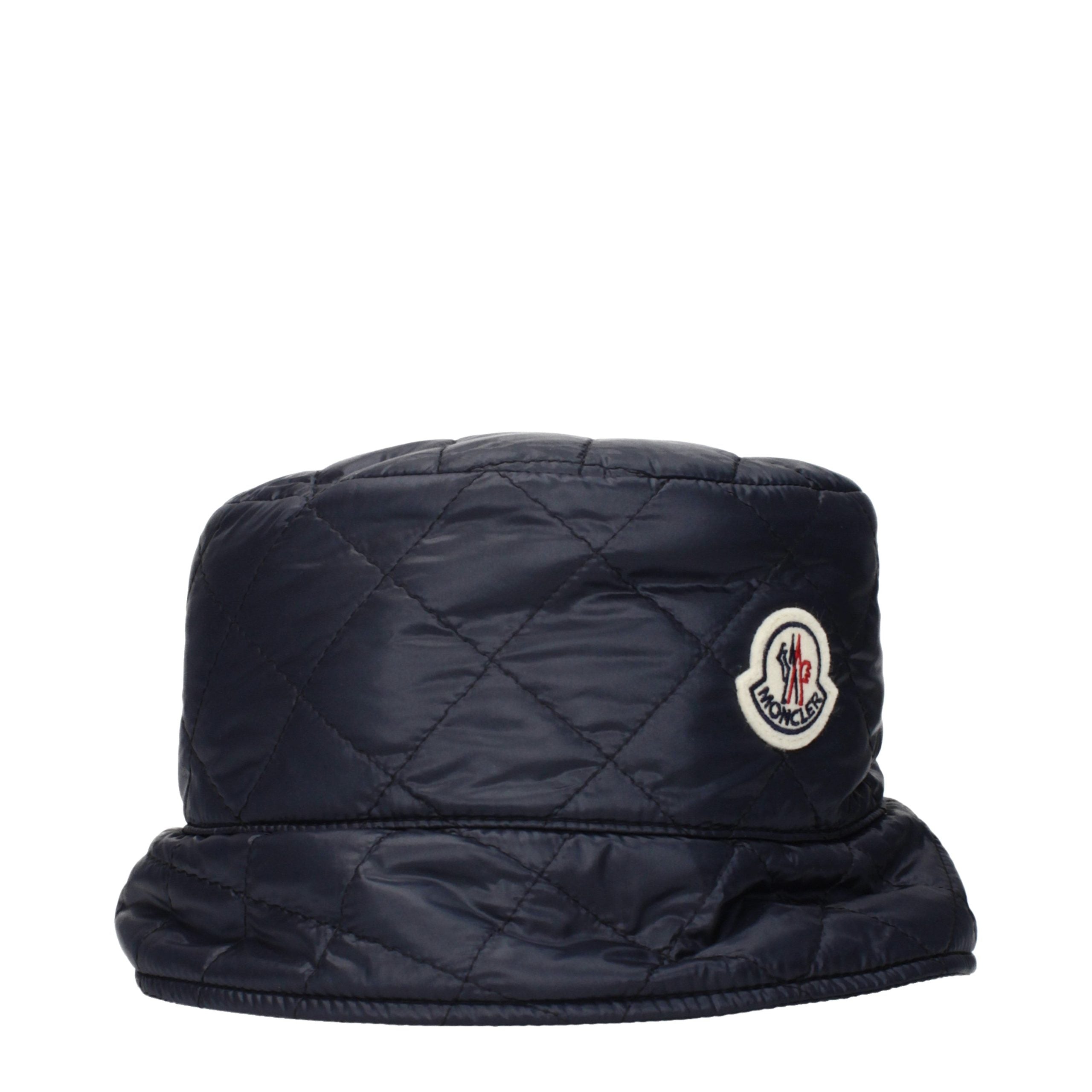 Moncler Blauer Baumwoll-Eimerhut-1