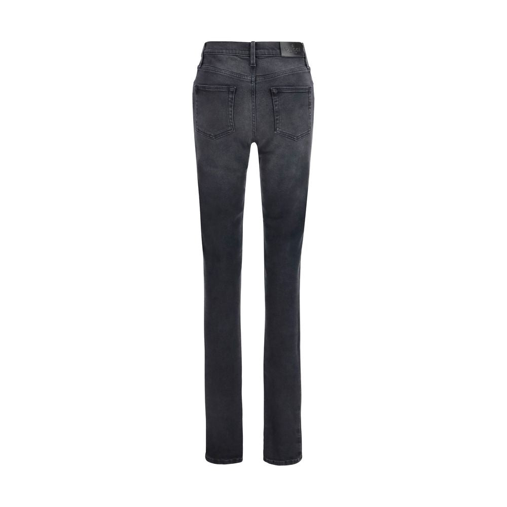 Gucci Schwarze Skinny Jeans aus Baumwolle-2
