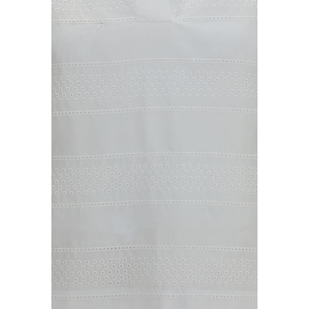 Brunello Cucinelli Weiße Baumwollbluse-3