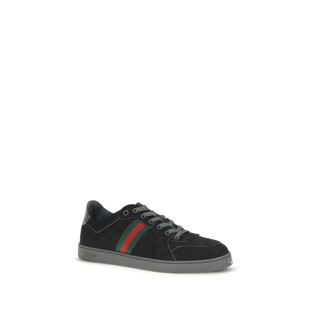 Gucci Black Fabric Sneakers-2