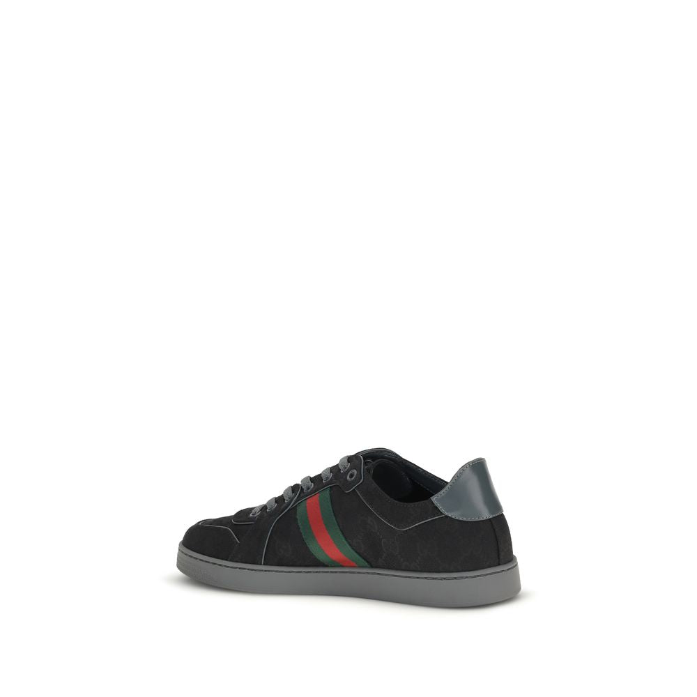 Gucci Black Fabric Sneakers-3