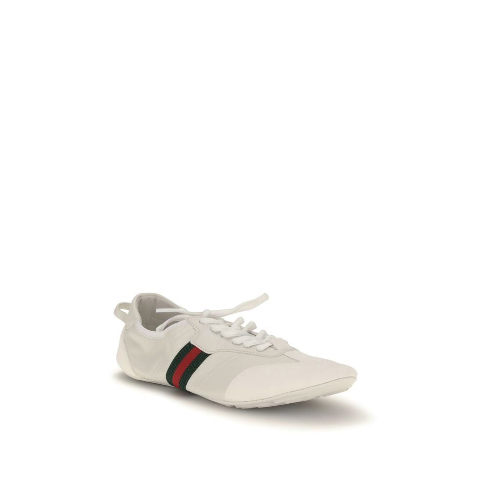 Gucci Weiße Low-Top-Sneaker aus Kalbsleder Bos Taurus-2