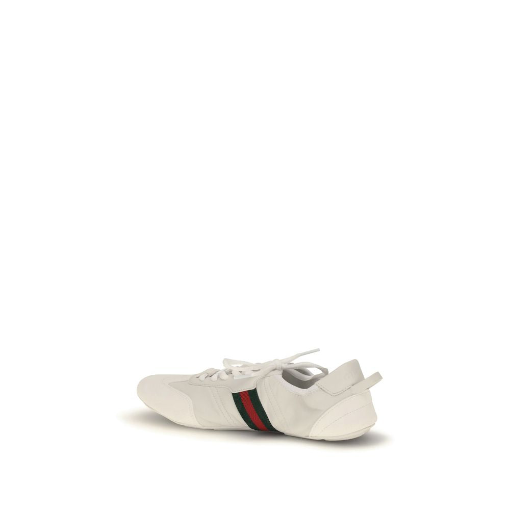 Gucci Weiße Low-Top-Sneaker aus Kalbsleder Bos Taurus-3