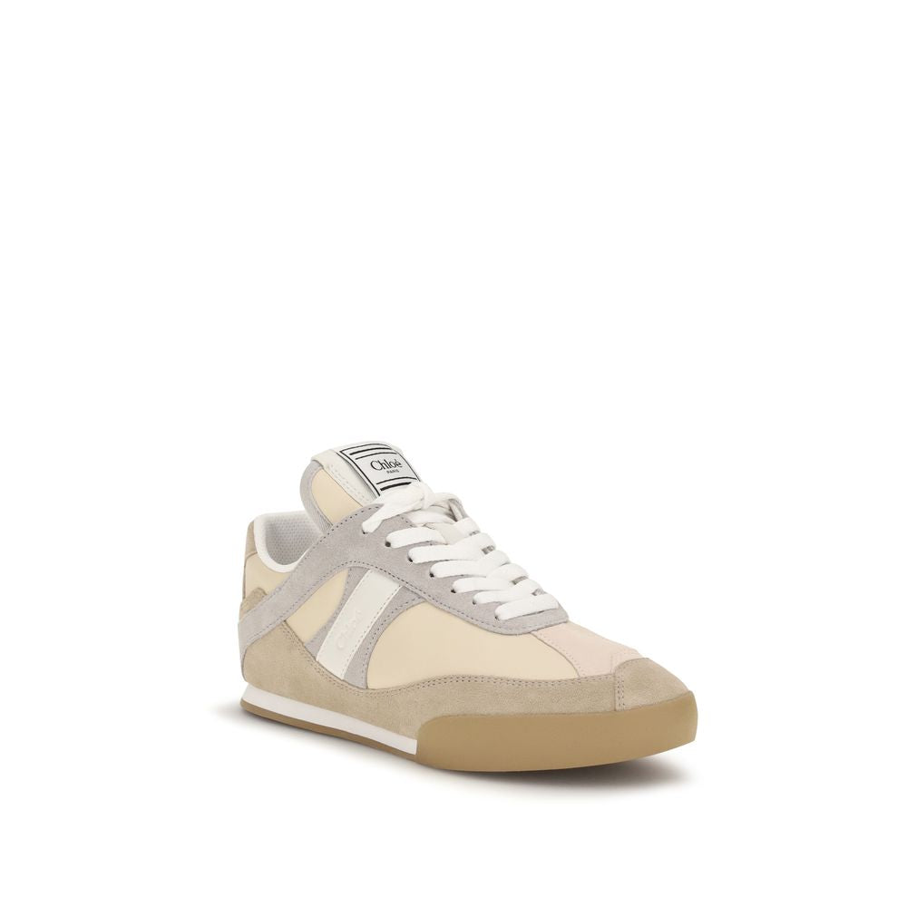 Chloé Beige Calf Leather Bos Taurus Athletic Sneakers-2