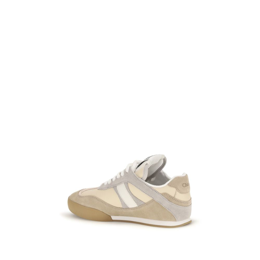 Chloé Beige Calf Leather Bos Taurus Athletic Sneakers-3